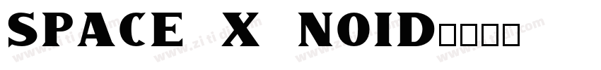 Space X Noid字体转换
